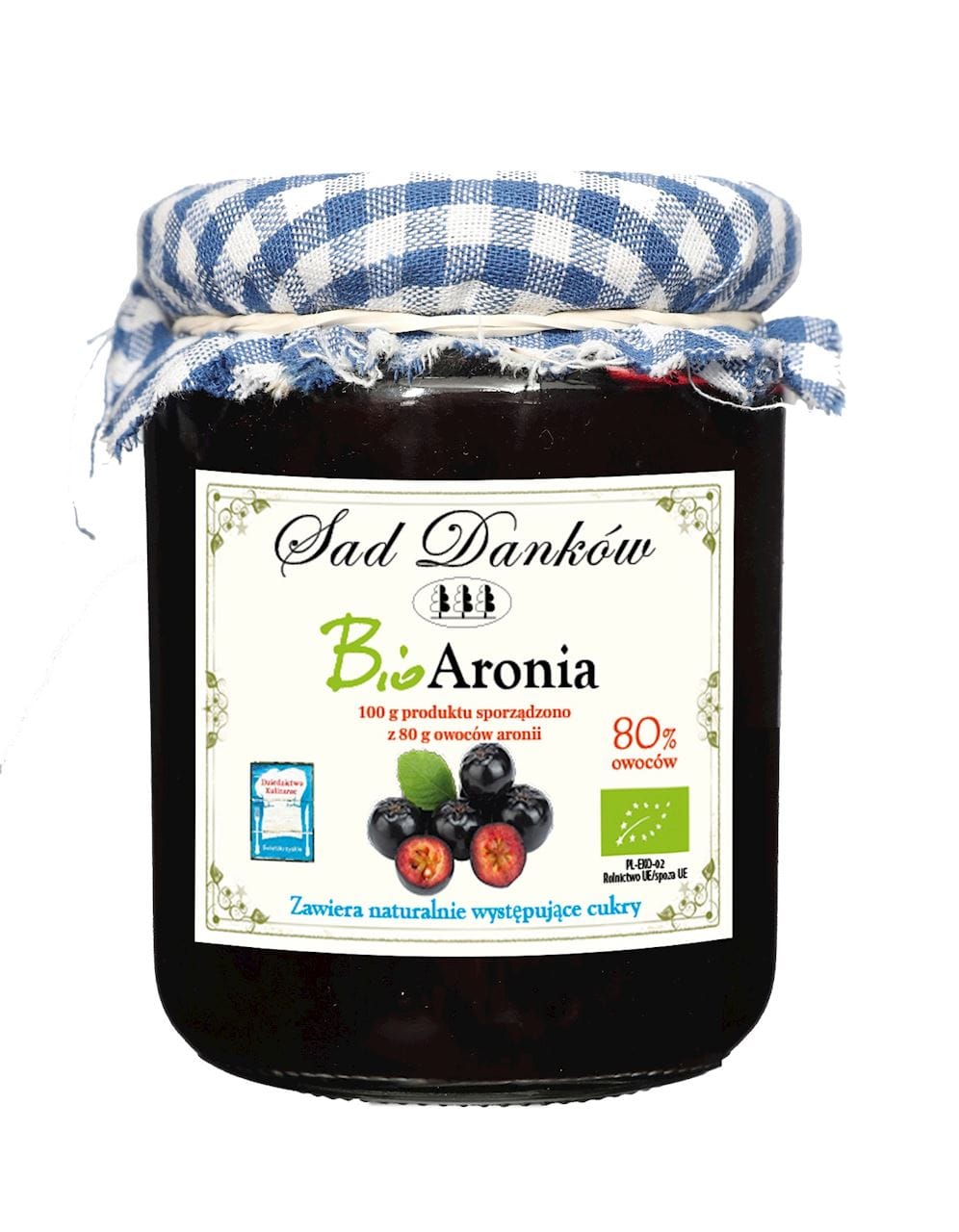 ARONIA 80 % BIO 260 g - SAD DANK&Oacute;W