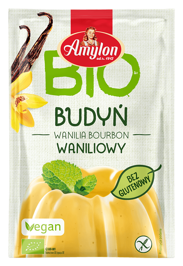 BUDYŃ WANILIOWY BEZGLUTENOWY BIO 40 g - AMYLON