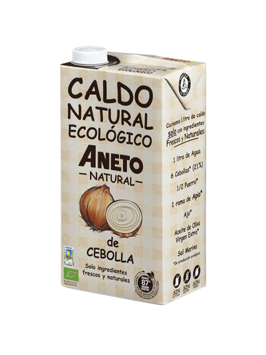 BULION CEBULOWY W PŁYNIE BEZGLUTENOWY BIO 1 L - ANETO NATURAL