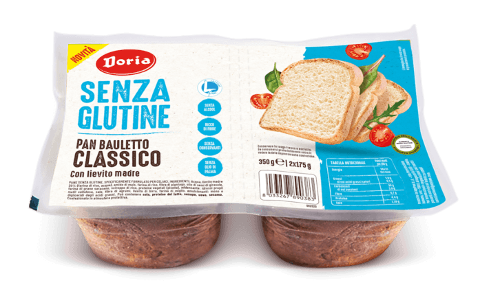 CHLEB TOSTOWY KLASYCZNY KROJONY BEZGLUTENOWY (2 x 175 g) 350 g - DORIA