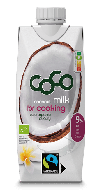 COCONUT MILK - NAP&Oacute;J KOKOSOWY DO GOTOWANIA BEZ DODATKU CUKR&Oacute;W BIO 500 ml - COCO (DR MARTINS)