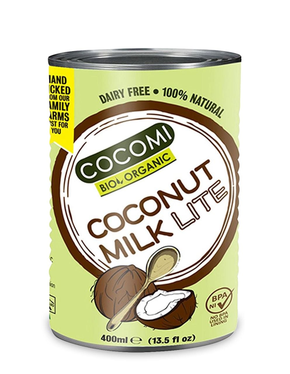 COCONUT MILK - NAP&Oacute;J KOKOSOWY LIGHT (9 % TŁUSZCZU) BIO 400 ml - COCOMI