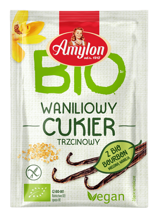 CUKIER Z WANILIĄ BOURBON BIO 20 g - AMYLON