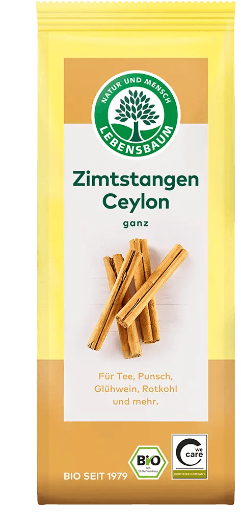 CYNAMON CEJLOŃSKI LASKA BIO (6 szt.) - LEBENSBAUM