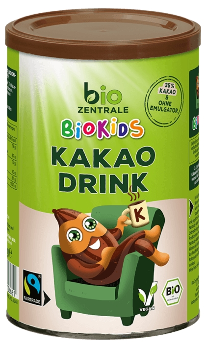 CZEKOLADA W PROSZKU DLA DZIECI FAIR TRADE BIO 300 g - BIO ZENTRALE (BIOKIDS)