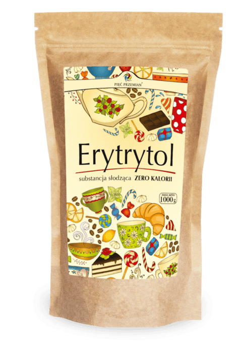 ERYTRYTOL 1 kg (TOREBKA PAPIEROWA) - PIĘĆ PRZEMIAN