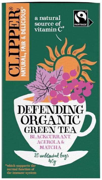 HERBATA ZIELONA Z CZARNĄ PORZECZKĄ