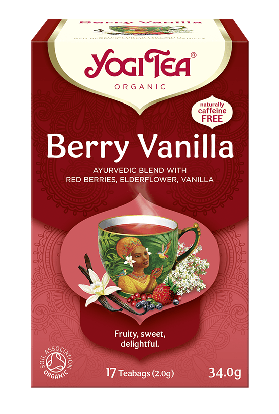 HERBATKA CZERWONE OWOCE - WANILIA (BERRY VANILLA) BIO (17 x 2 g) 34 g - YOGI TEA