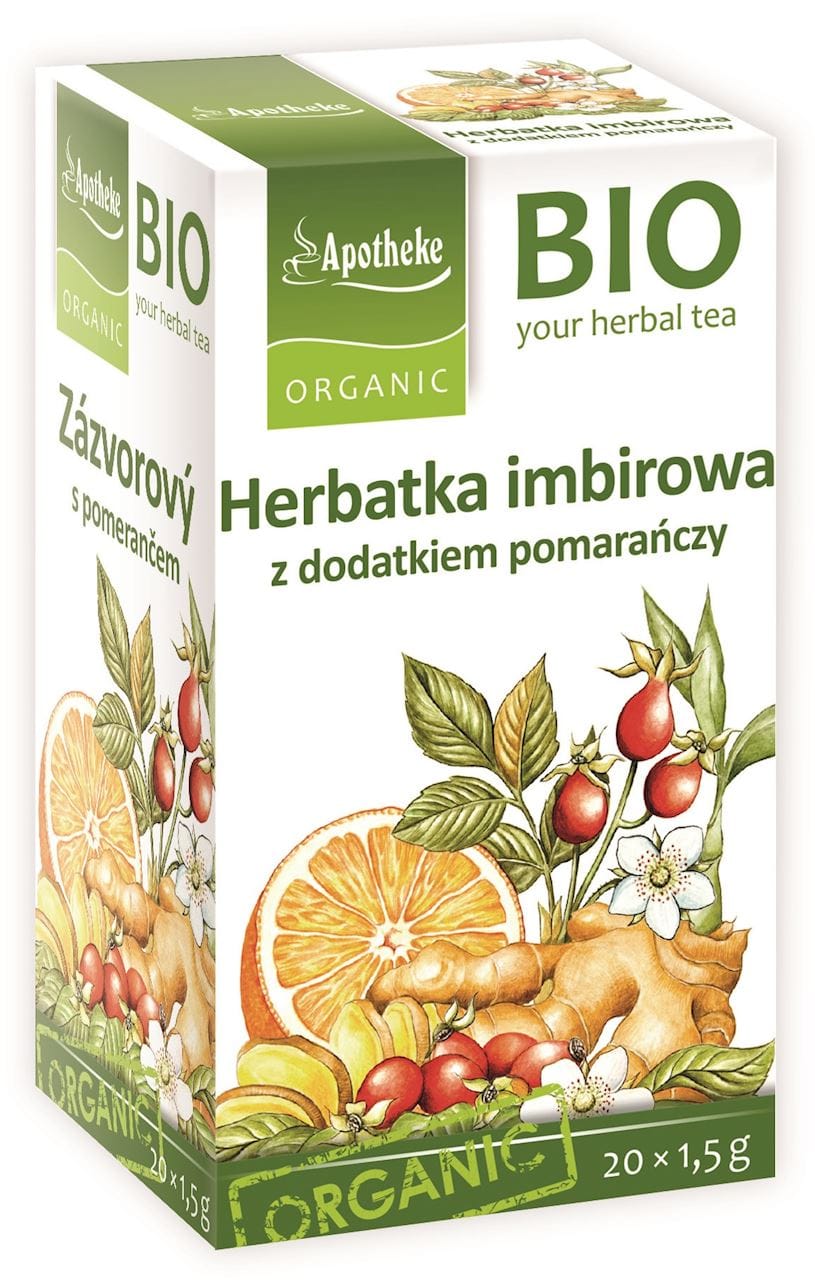 HERBATKA IMBIR - POMARAŃCZA BIO (20 x 1