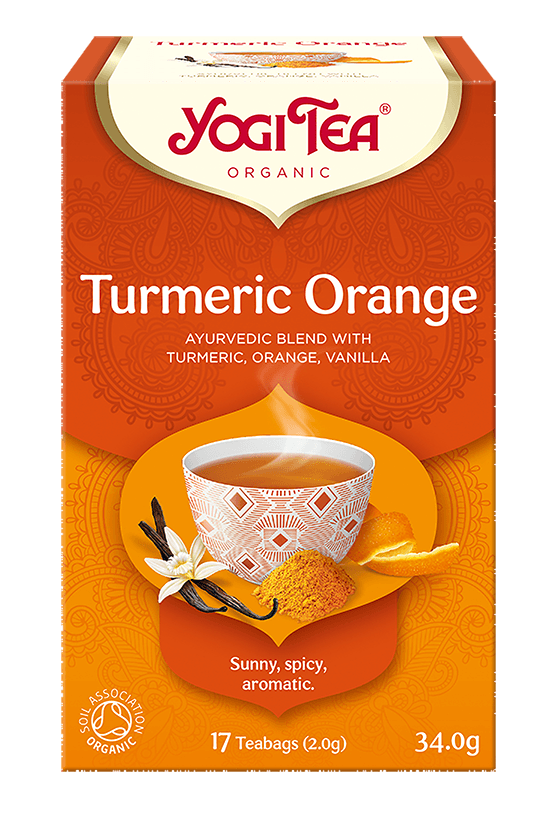 HERBATKA KURKUMA POMARAŃCZA (TURMERIC ORANGE) BIO (17 x 2 g) 34 g - YOGI TEA