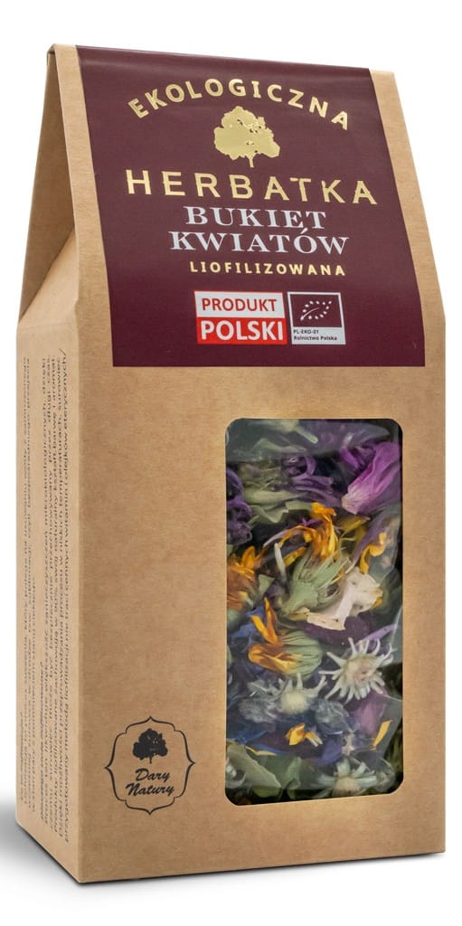 HERBATKA LIOFILIZOWANA BUKIET KWIAT&Oacute;W BIO 15 g - DARY NATURY