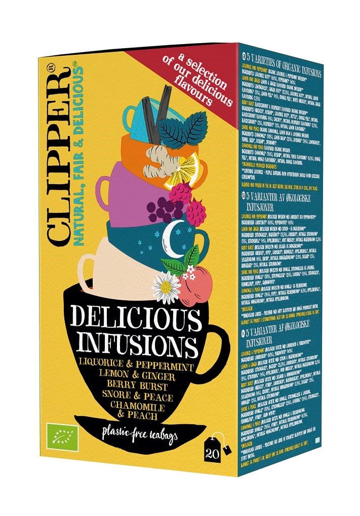 HERBATKA OWOCOWO - ZIOŁOWA MIX 5 SMAK&Oacute;W BIO (20 x 1