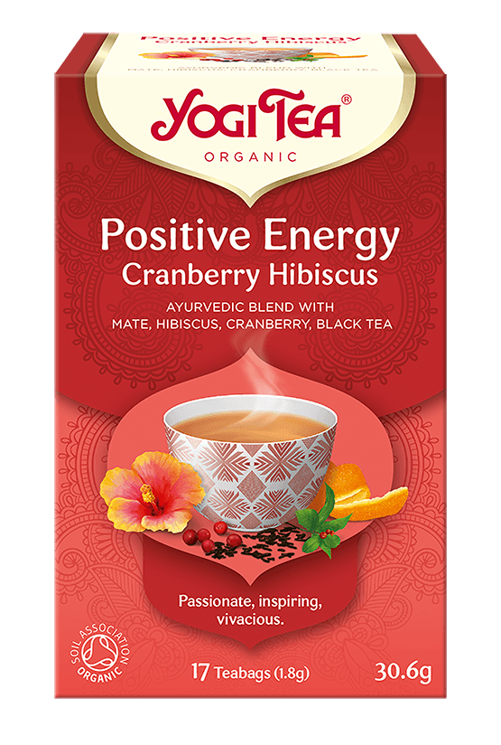 HERBATKA POZYTYWNA ENERGIA ŻURAWINA - HIBISKUS (POSITIVE ENERGY CRANBERRY HIBISCUS) BIO (17 x 1
