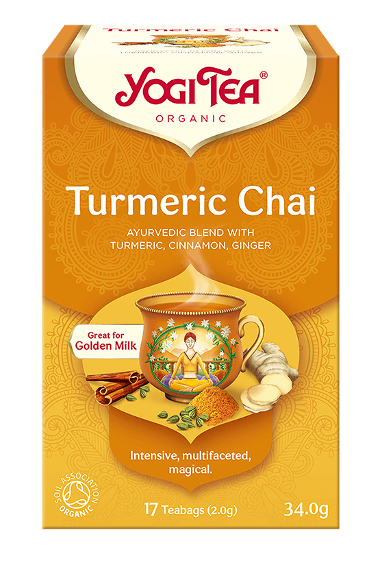 HERBATKA ZŁOTY CHAI Z KURKUMĄ (TURMERIC CHAI) BIO (17 x 2 g) 34 g - YOGI TEA