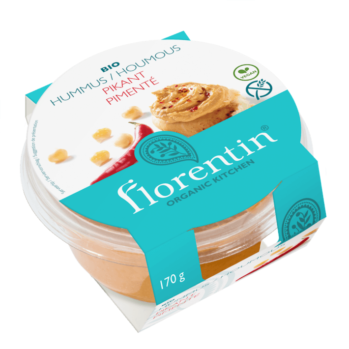 HUMMUS PIKANTNY BEZGLUTENOWY BIO 170 g - FLORENTIN