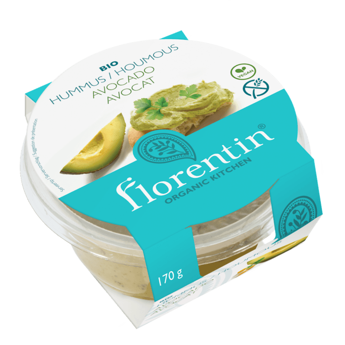 HUMMUS Z AWOKADO BEZGLUTENOWY BIO 170 g - FLORENTIN