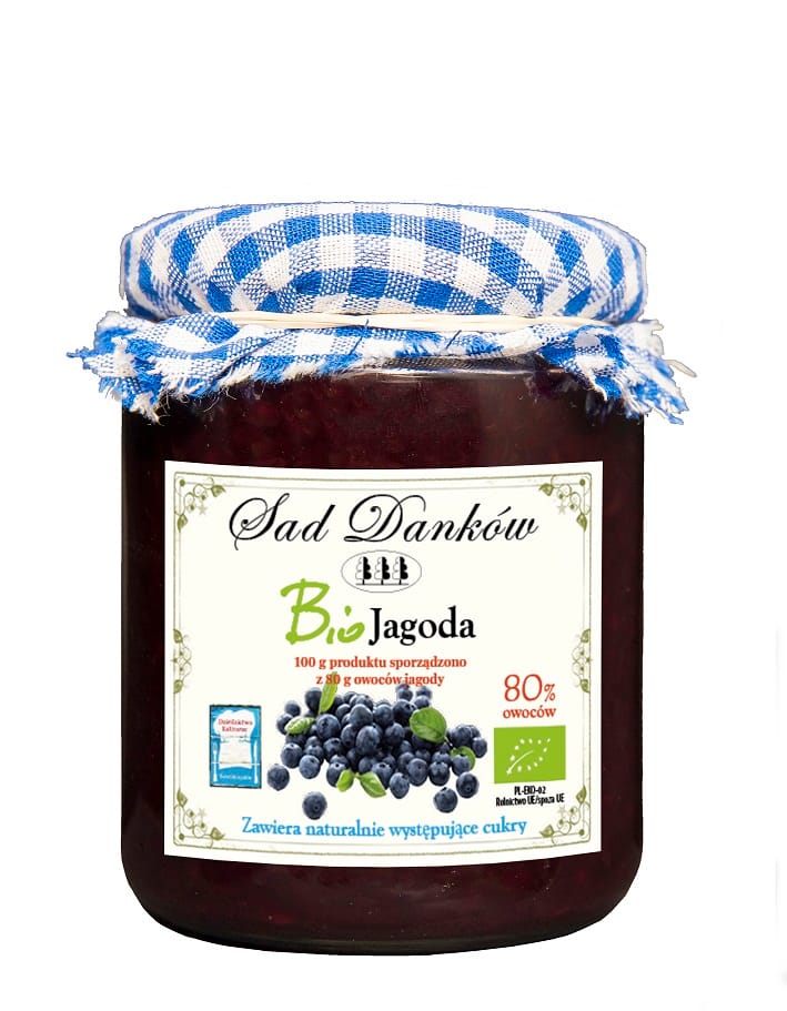 JAGODA 80 % BIO 260 g - SAD DANK&Oacute;W