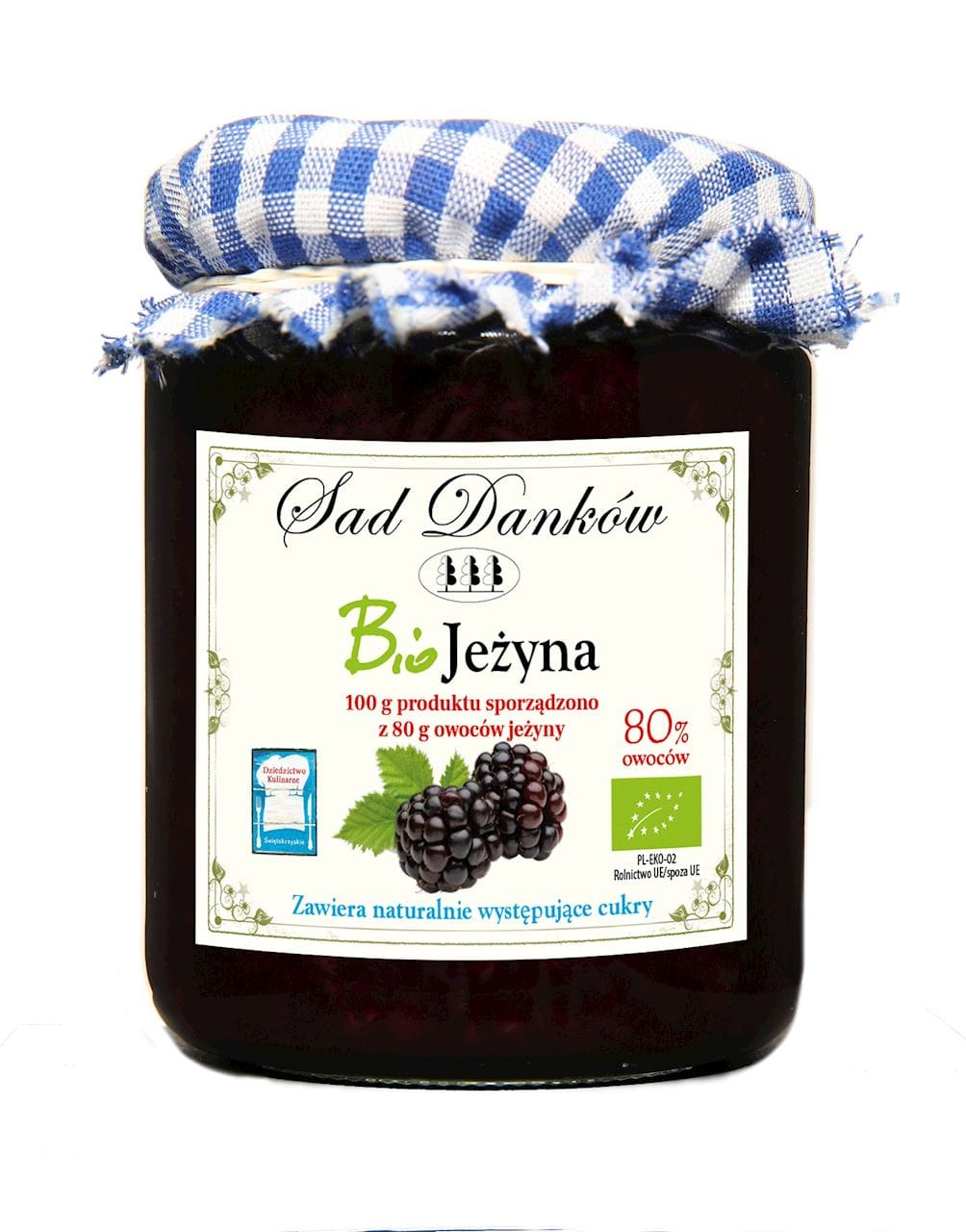 JEŻYNA 80 % BIO 260 g - SAD DANK&Oacute;W