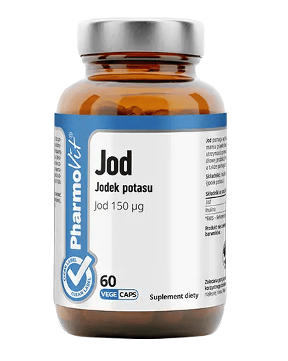 JODEK POTASU (150 &micro;g) BEZGLUTENOWY 60 KAPSUŁEK - PHARMOVIT (CLEAN LABEL)
