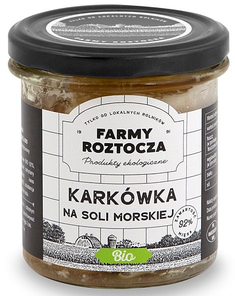 KARK&Oacute;WKA NA SOLI MORSKIEJ BIO 250 g (SŁOIK) - FARMY ROZTOCZA