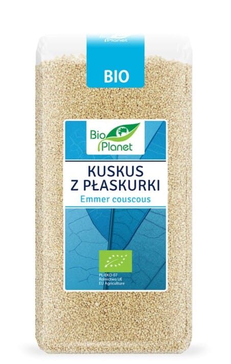 KASZA KUSKUS Z PŁASKURKI BIO 400 g - BIO PLANET