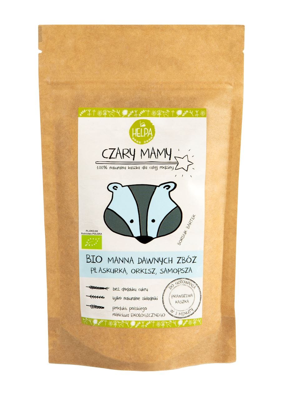 KASZKA MANNA DAWNYCH ZB&Oacute;Ż BIO 200 g - HELPA