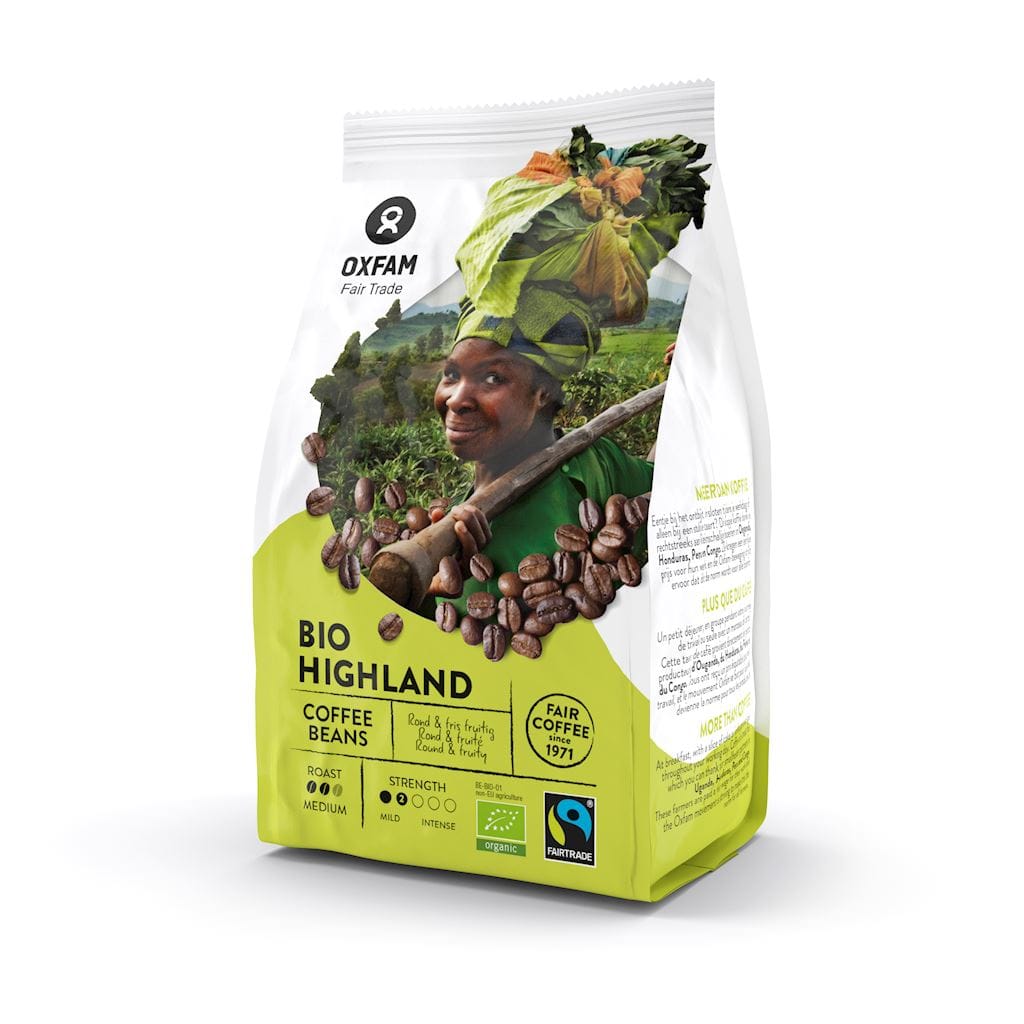 KAWA ZIARNISTA ARABICA/ROBUSTA WYSOKOG&Oacute;RSKA FAIR TRADE BIO 250 g - OXFAM