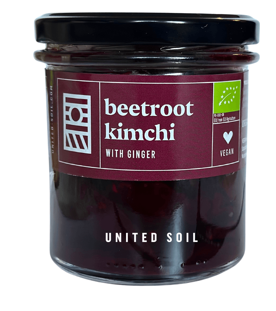KIMCHI BURAK Z IMBIREM BIO 280 g - UNITED SOIL