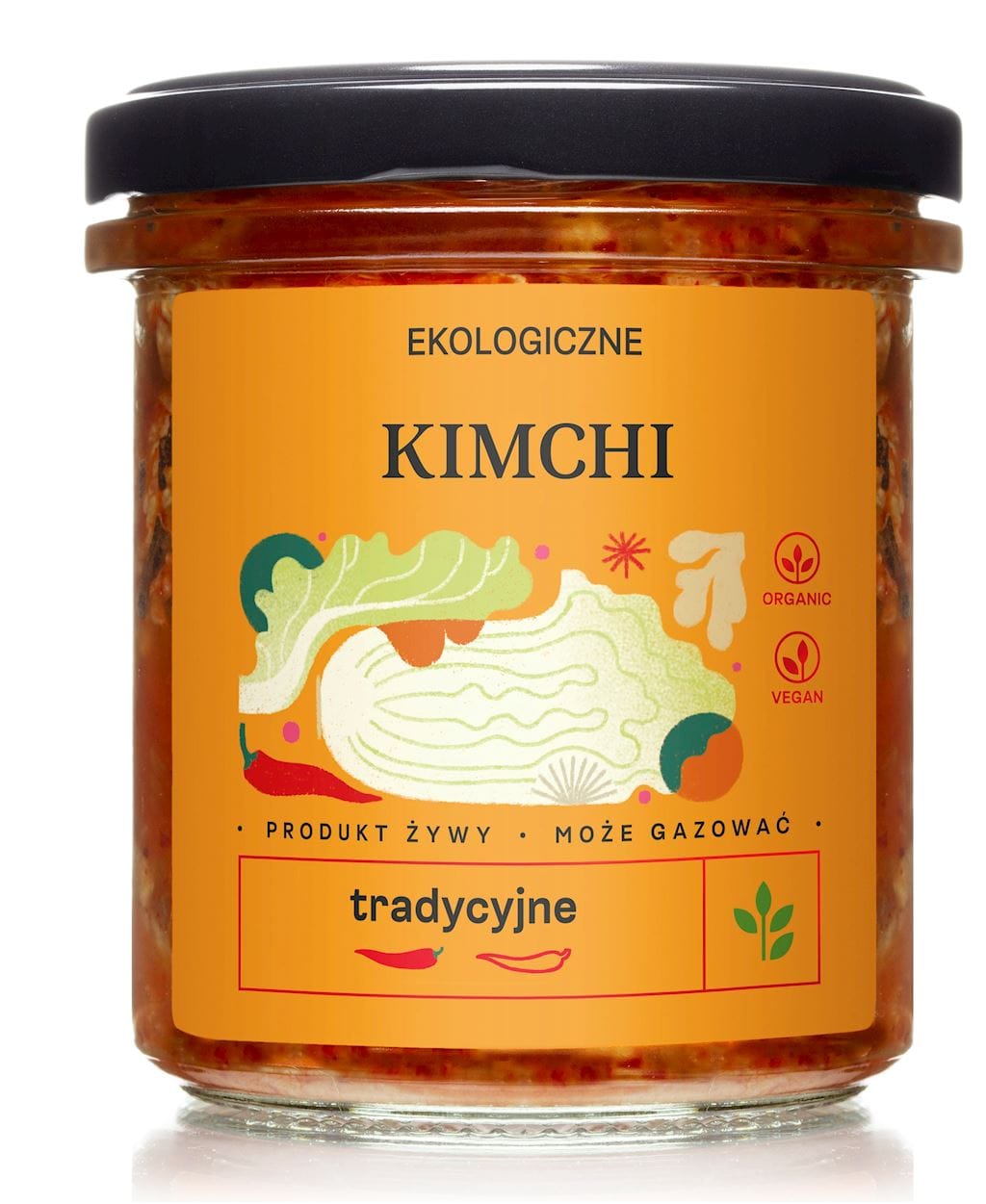 KIMCHI TRADYCYJNE BIO 300 g - DELIKATNA (ZAKWASOWNIA)
