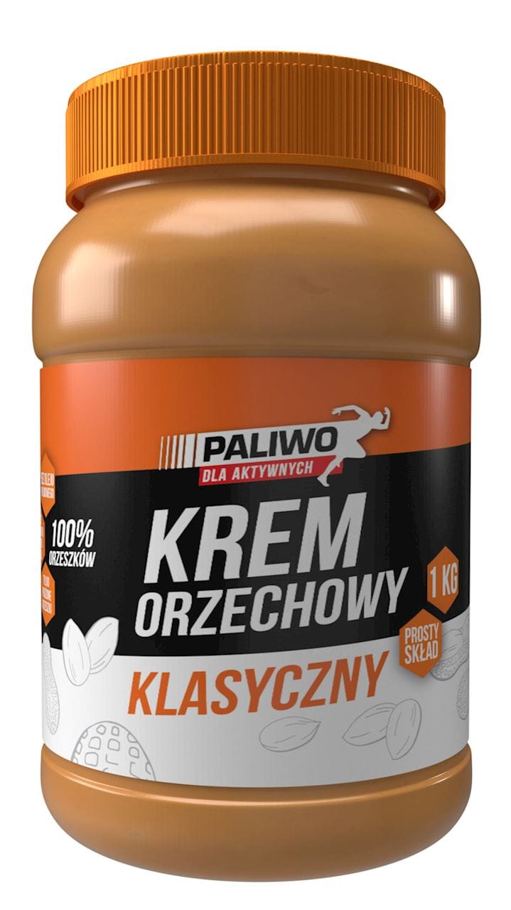 KREM ORZECHOWY KLASYCZNY 100 % BEZ DODATKU SOLI I CUKR&Oacute;W 1 kg - PALIWO DLA AKTYWNYCH