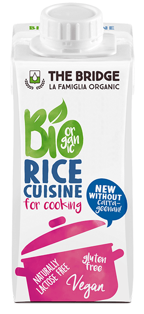 KREM RYŻOWY DO GOTOWANIA BEZ DODATKU CUKR&Oacute;W BEZGLUTENOWY BIO 200 ml - THE BRIDGE