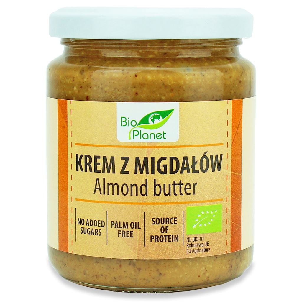 KREM Z PRAŻONYCH MIGDAŁ&Oacute;W BIO 250 g - BIO PLANET