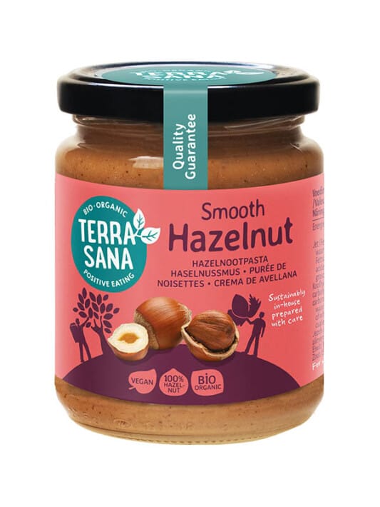 KREM Z PRAŻONYCH ORZECHÓW LASKOWYCH BIO 250 g - TERRASANA