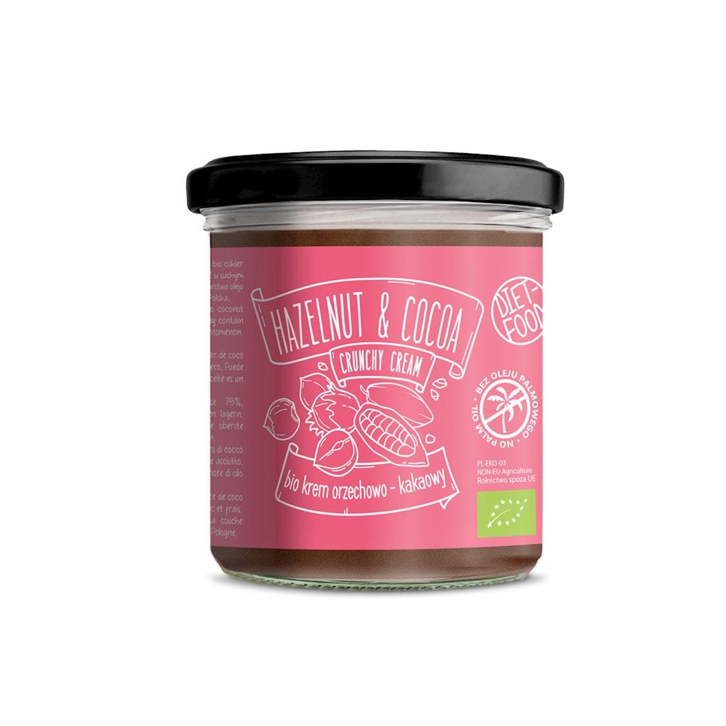 KREM Z PRAŻONYCH ORZECH&Oacute;W LASKOWYCH BIO 300 g - DIET-FOOD