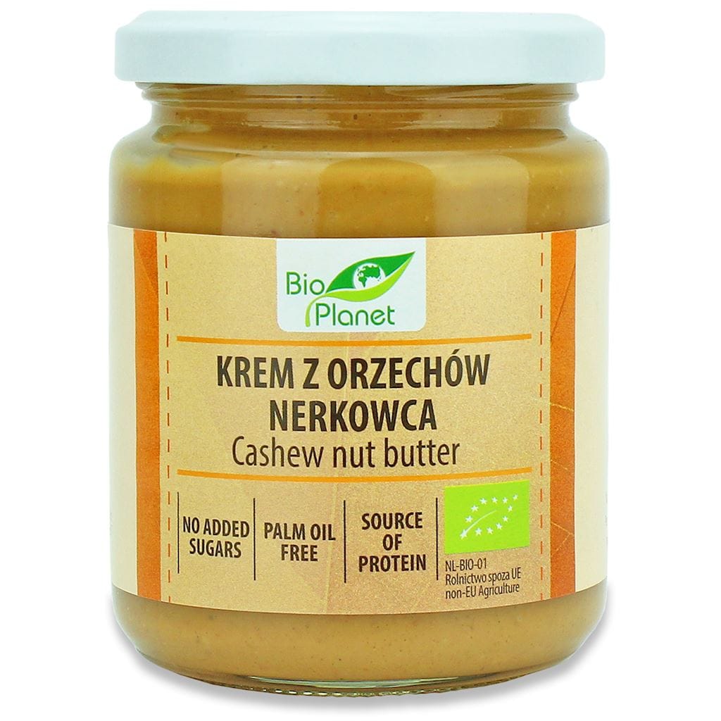 KREM Z PRAŻONYCH ORZECH&Oacute;W NERKOWCA BIO 250 g - BIO PLANET