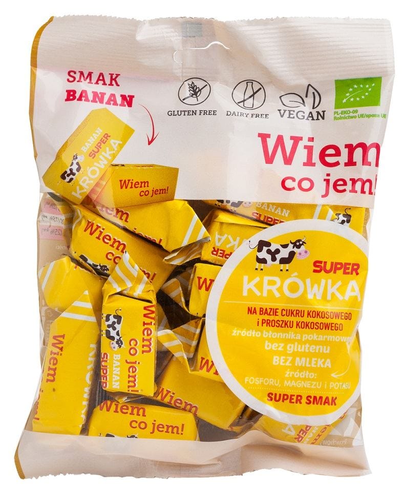 KR&Oacute;WKI BANANOWE BEZMLECZNE BEZGLUTENOWE BIO 150 g - ME GUSTO (SUPER KR&Oacute;WKA)
