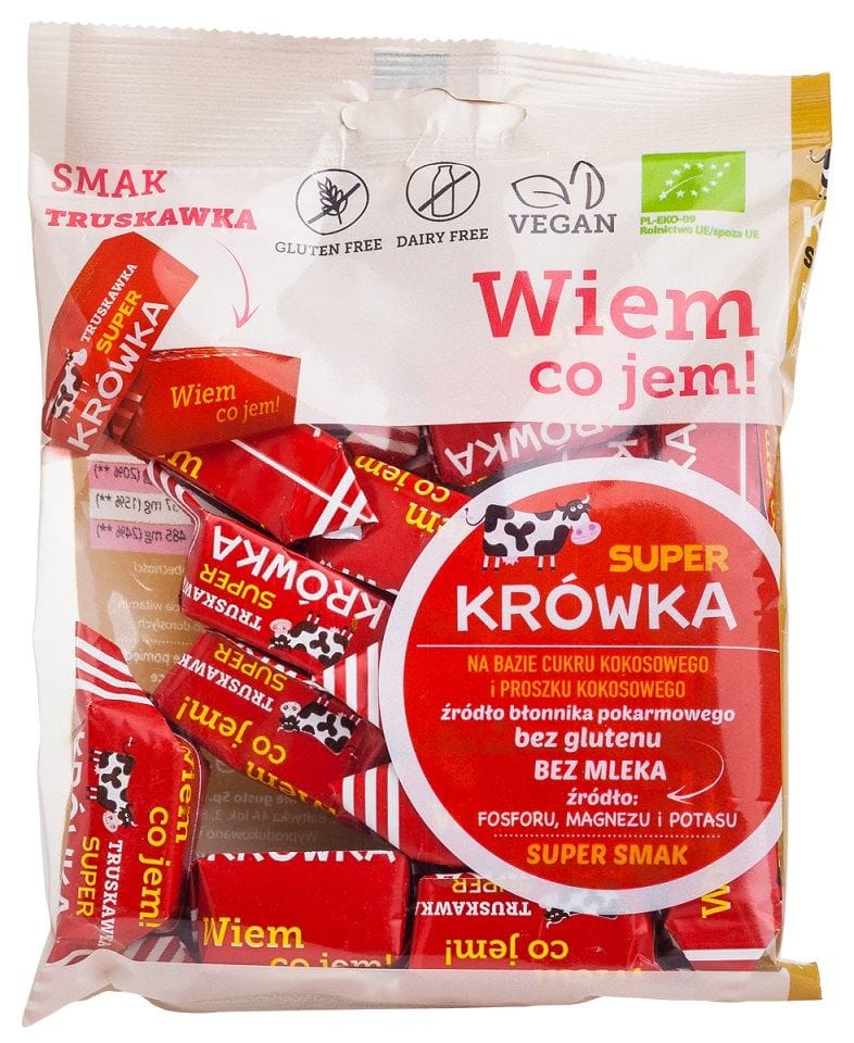 KR&Oacute;WKI TRUSKAWKOWE BEZMLECZNE BEZGLUTENOWE BIO 150 g - ME GUSTO (SUPER KR&Oacute;WKA)