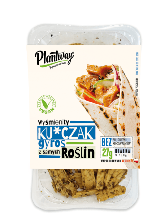 KURCZAK ROŚLINNY A'LA GYROS 160 g - PLANTWAY