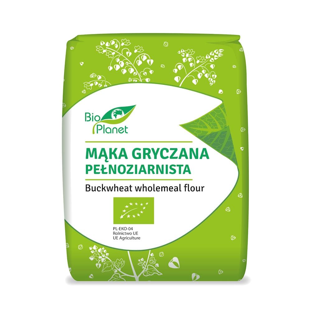 MĄKA GRYCZANA PEŁNOZIARNISTA BIO 1 kg - BIO PLANET