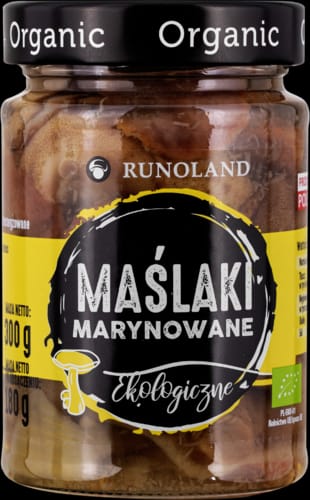 MAŚLAKI MARYNOWANE BIO 300 g - RUNOLAND