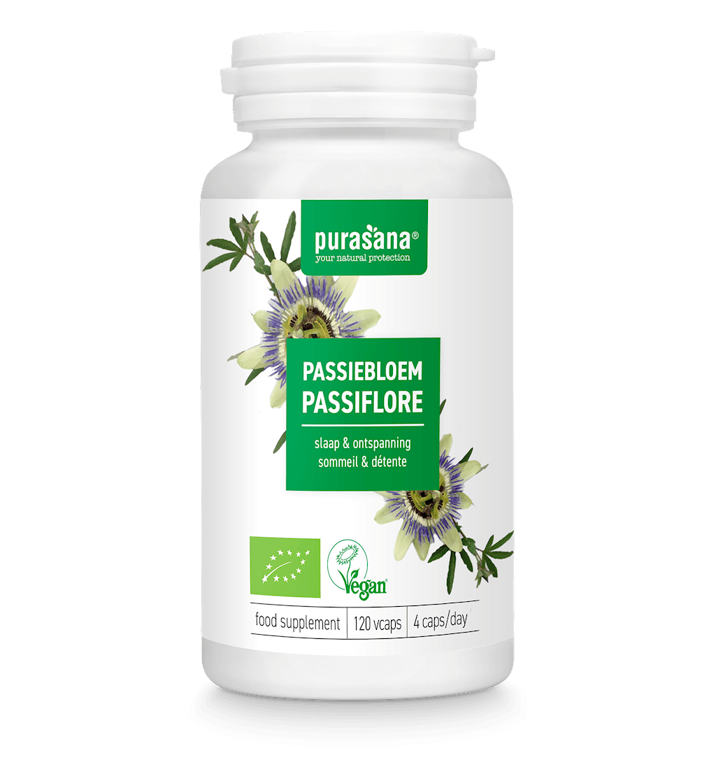 MĘCZENNICA CIELISTA (PASSIFLORA) BIO (125 mg) 120 KAPSUŁEK - PURASANA