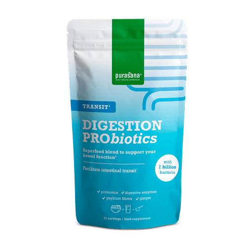 MIESZANKA W PROSZKU PROBIOTICS TRANSIT BEZGLUTENOWA 140 g - PURASANA