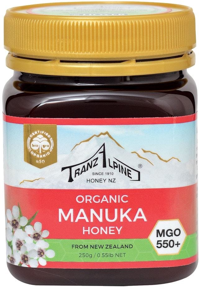 MI&Oacute;D MANUKA MGO 550+ BIO 250 g - TRANZALPINE