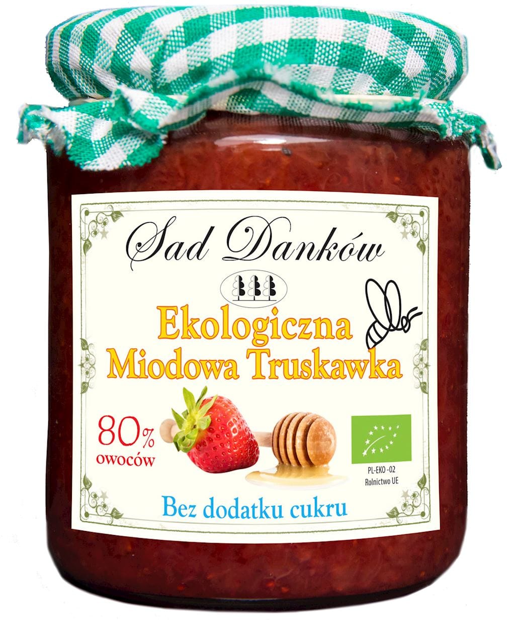MIODOWA TRUSKAWKA BIO 260 g - SAD DANK&Oacute;W
