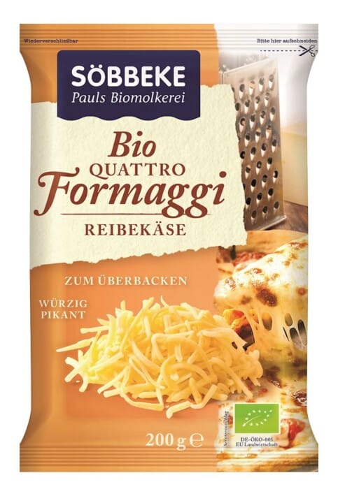 MIX CZTERECH TARTYCH SERÓW BIO 200 g - SOBBEKE