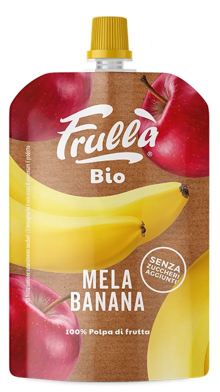 MUS JABŁKO - BANAN BEZ DODATKU CUKR&Oacute;W BIO 100 g - NATURA NUOVA