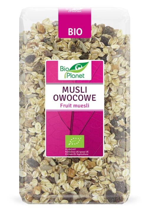 MUSLI OWOCOWE BIO 600 g - BIO PLANET
