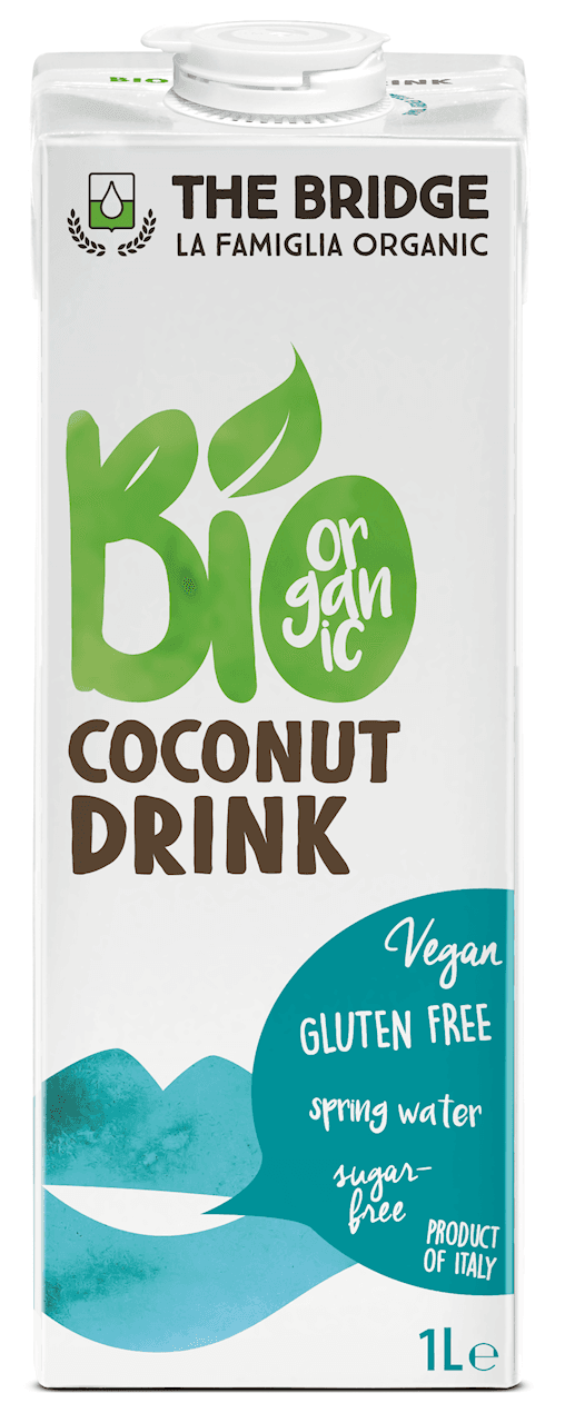 NAP&Oacute;J KOKOSOWY BEZ DODATKU CUKR&Oacute;W BEZGLUTENOWY BIO 1 L - THE BRIDGE