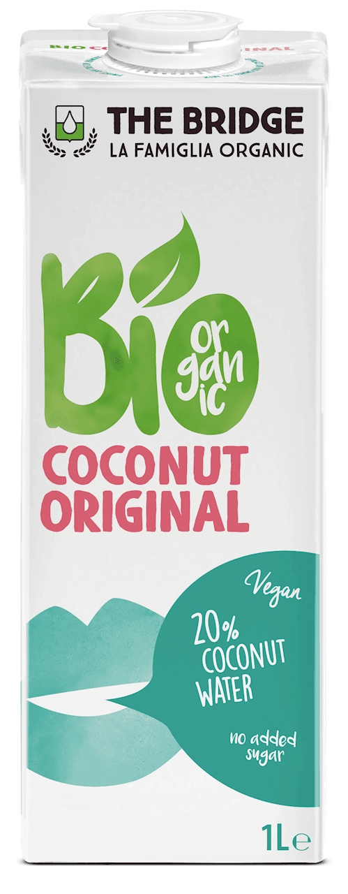 NAP&Oacute;J KOKOSOWY ORIGINAL BEZ DODATKU CUKR&Oacute;W BEZGLUTENOWY BIO 1 L - THE BRIDGE