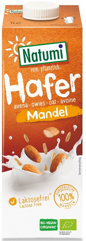 NAP&Oacute;J OWSIANO - MIGDAŁOWY BEZ DODATKU CUKR&Oacute;W BIO 1 L - NATUMI